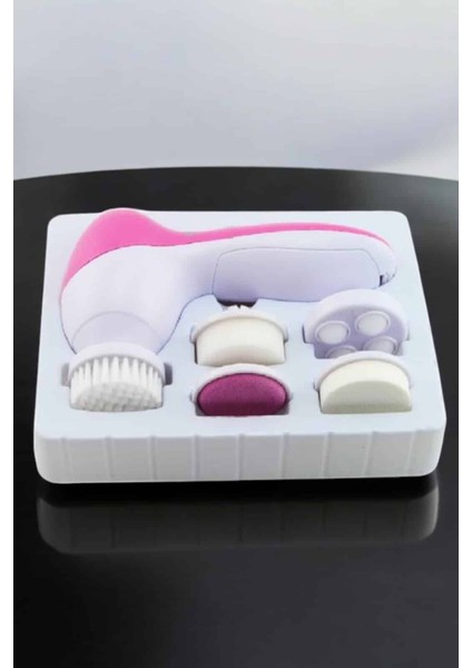 Taşınabilir Yüz Temizleme Cihazı Masaj Peeling Temizlik 5 Başlıklı indirimleri