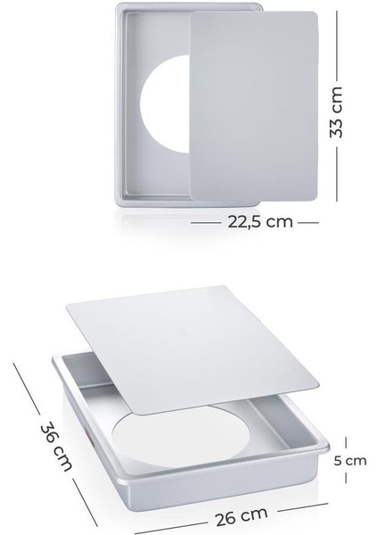 Mate Alüminyum Kek Kalıbı 28CM modelleri