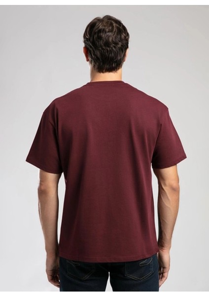 Yuvarlak Yaka Mürdüm Erkek T-Shirt 261 Lcm 242003 West Mürdüm fırsatları