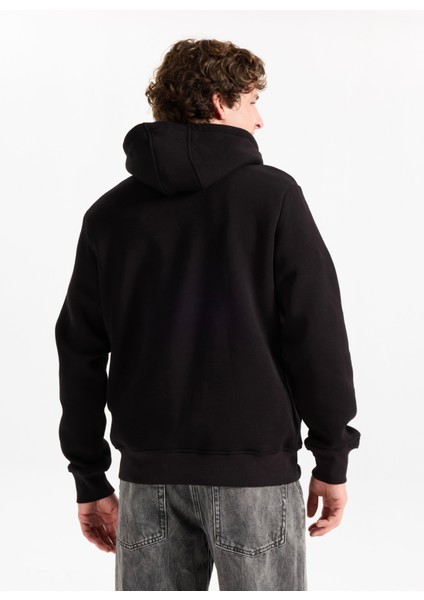 Kapüşon Yaka Siyah Erkek Sweatshırt 261 Lcm 241071 Nathan Siyah indirimleri