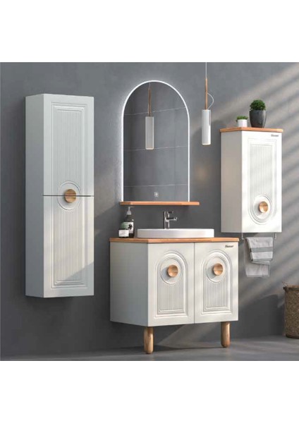 Arte Banyo Dolabı 80 cm (Boy Dolabı Dahil Değildir.)