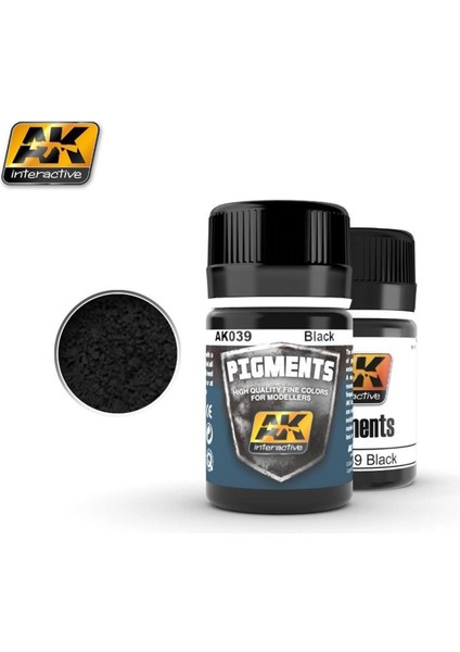 Ak 039 35 Ml. Black Pigment