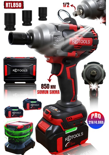 Bordo 850 Nm Torklu Somun Sıkma