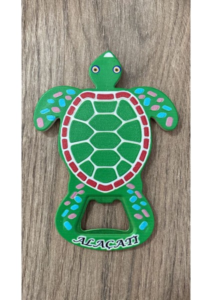 Alaçatı Temalı Plastik Açacak Magnet Buzdolabı Süsü Şişe Açacağı (KOD:943)