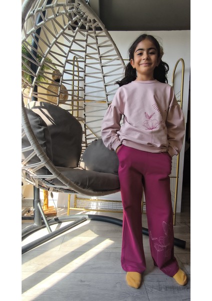 Kız Çocuk Uzun Kollu Şık Takım, Eşofman, Rahat, Modern Tarz fiyatları