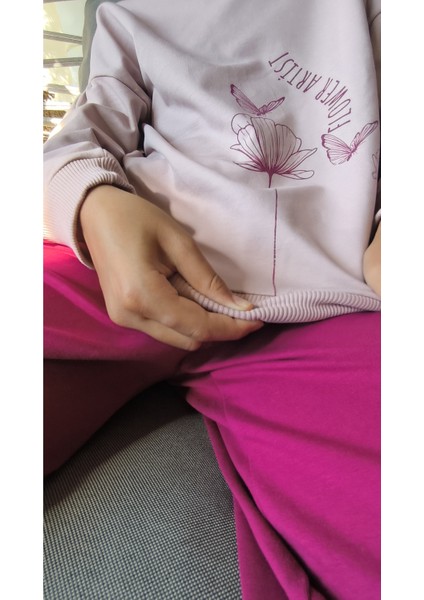 Kız Çocuk Uzun Kollu Şık Takım, Eşofman, Rahat, Modern Tarz