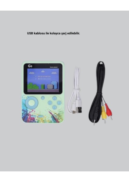 G5 Oyun Konsolu 500 Klasik Oyunlu 3 Inç Hd Ekran ve Tv Bağlantılı fırsatları