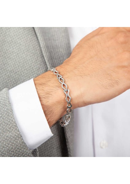 Gümüş Oksitli Erkek Bileklik fiyatları