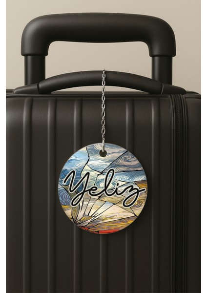 Kişiye Özel Isim Soyisim Kelime Yazılı Pleksi Bavul Etiketi Valiz Etiketi Isim 12