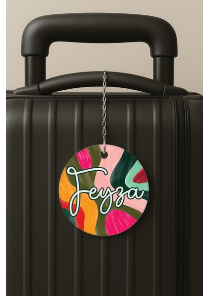 Kişiye Özel Isim Soyisim Kelime Yazılı Pleksi Bavul Etiketi Valiz Etiketi Isim 29