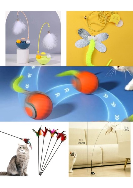 Kedi Oyuncak Seti 5'li