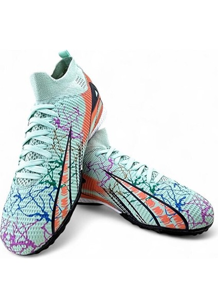 Laliga HEA1001 Çocuk - Genç Çoraplı Halı Saha Ayakkabısı Su Yeşili indirimleri