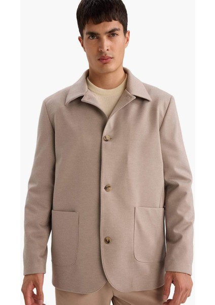 Regular Fit Polo Yaka Blazer Ceket G3832AX25WN