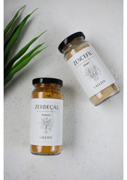 Zencefil - Zerdeçal 2li Set (Cam Kavanoz) fiyatları