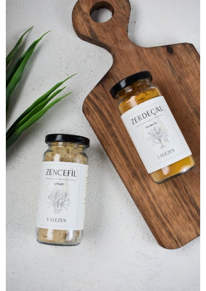 Zencefil - Zerdeçal 2li Set (Cam Kavanoz) modelleri