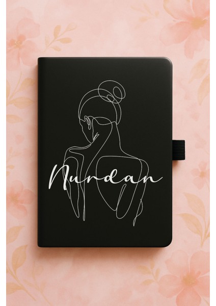 Kişiye Özel Isim Ad Yazılı Tarihsiz Uv Baskı Termo Defter - Model 33