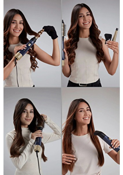 AS5805 Sapphire Luxe Saç Şekillendirici Seramik Plaka ile Hızlı Düzleştirme Beyaz