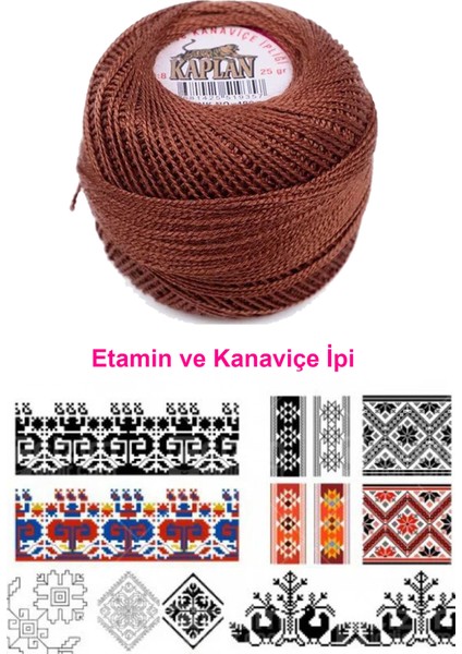 Kaplan Etamin ve Kanaviçe Ipi 8 No Kod/renk: 400 - Royaleks fiyatları
