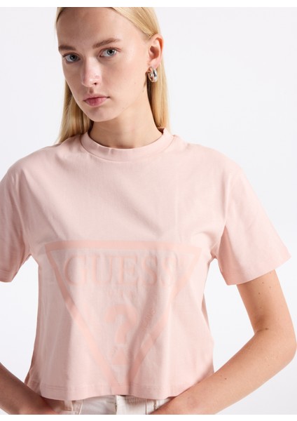 Klasik Yaka Bej Kadın T-Shirt Adele Kadın Aktif Boxy Fit T-Shirt fiyatları