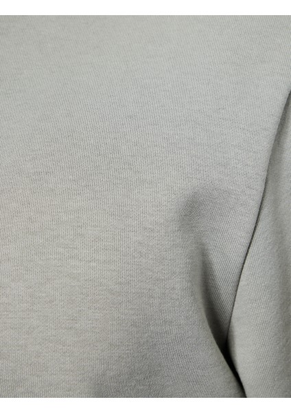 Regular Fit Uzun Kollu Baskılı Kapşonlu Sweatshirt