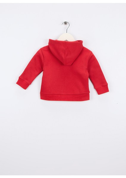 Baskılı Bebek Kırmızı Sweatshırt 723271001-A fiyatları