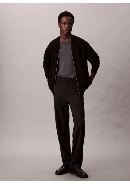 Bisiklet Yaka Normal Siyah Erkek Kazak LV040EM324UB1_LS Ck Tech Knıt Fz Bo