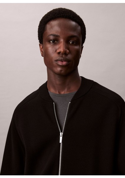 Bisiklet Yaka Normal Siyah Erkek Kazak LV040EM324UB1_LS Ck Tech Knıt Fz Bo modelleri