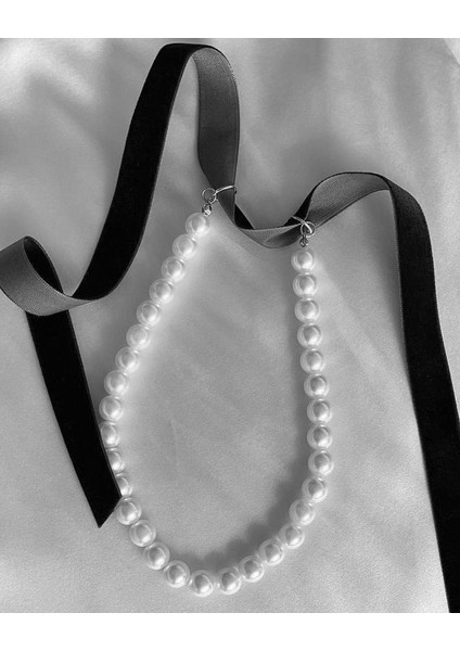 Choker Kadın Inci Kolye Spor Şık Sade