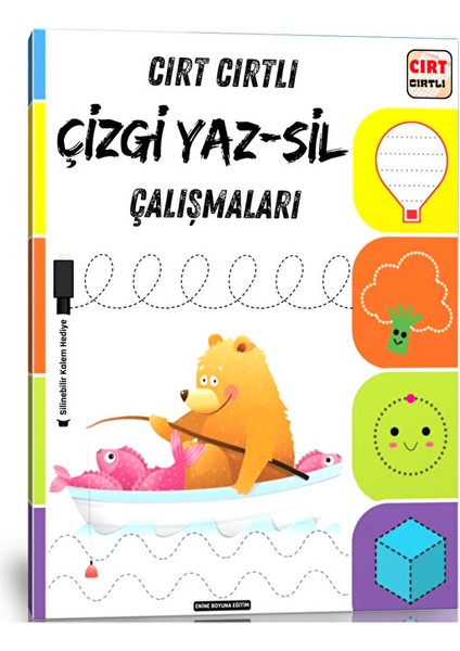 Cırt Cırtlı Çizgi Yaz-Sil Çalışmaları