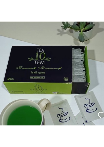 TEA10 Tea 10 Tem Detoks Çayı 60 Adet 2 Aylık Kullanım modelleri