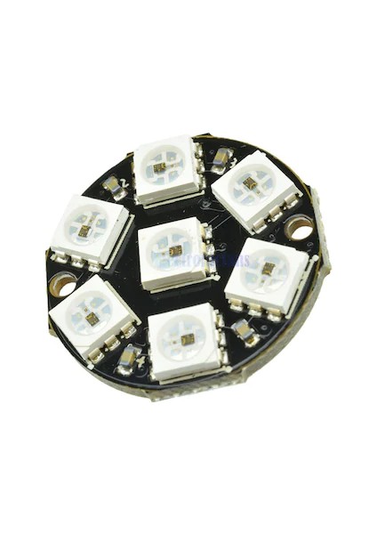 Cjmcu 7 Led'li WS2812 5050 Rgb LED Modulü