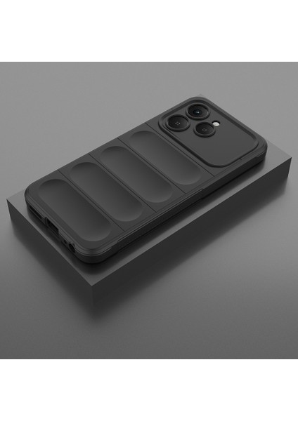 Tecno Spark 40 Kılıf Esnek Tpu Oyuklu Arka Yüzey Tasarımlı Zore Etnik Silikon Kapak