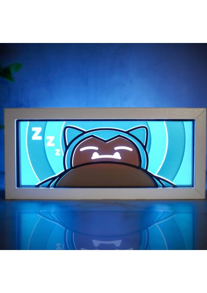 Snorlax - LED Işık Kutusu