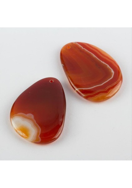 Özel Kesim Doğaltaş Plaka Akik Kolye Ucu