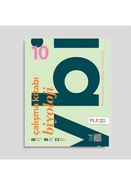 Ple Planlı Eğitim 10.sınıf - Çalışma Kitabı - Kazanım Denemeleri - Biyoloji