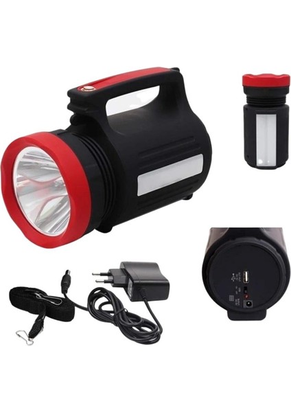 Şarj Edilebilir El Feneri - Wison - 5 Watt (Projektör) WS-3580 fiyatları