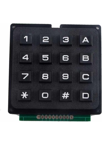 4x4 Siyah Tuş Takım