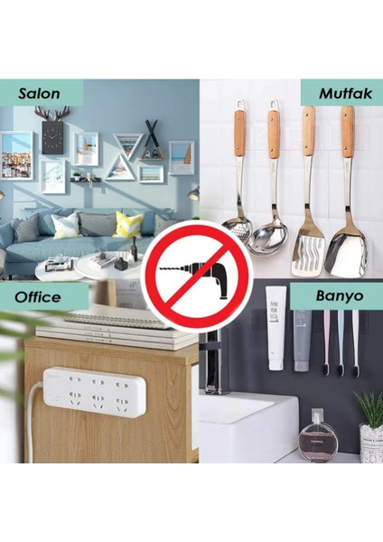 Çift Taraflı Ultra Güçlü Yapışkan Şeffaf Bant Nano Özellikli 2 Metre Iz Bırakmaz Yapıştırıcı Bant