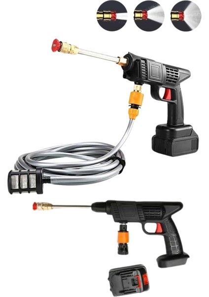 Akülü Oto Araç Yıkama Yüksek Basınçlı Araba Yıkama Makinesi Şarjlı - M406R799-K66406 fiyatları