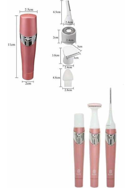 Tüm Cilt Tipleri Için 3 Başlıklı Yüz Çene Kıl Tüy Alma Tüm Cilt Tiplerine - M198R845-K36 fırsatları