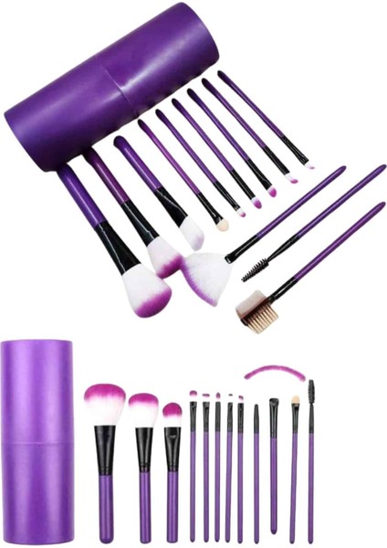 12 Parça Yumuşak Uçlu Makyaj Fırça Set-Göz ve Yüz Makyajı Için Fırça Set - M804R724-K58 modelleri