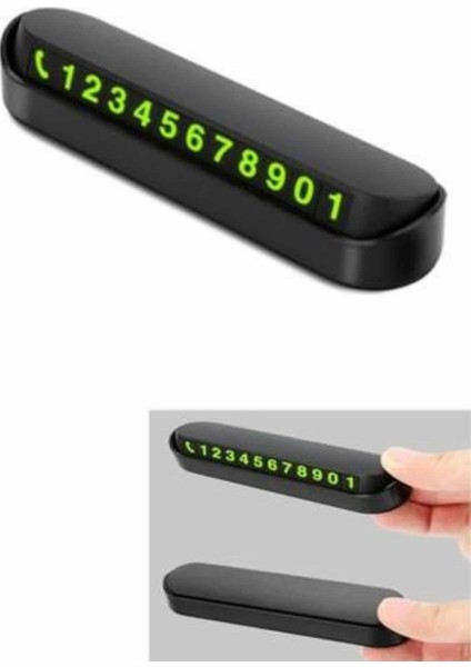 Araç Içi Numaratör Numaralık Oto Cam Kartı Fosforlu Numaratör - MCT2776-9843 fiyatları