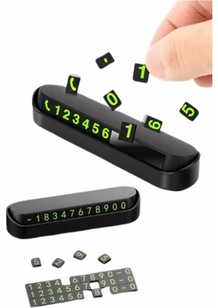 Araç Içi Numaratör Numaralık Oto Cam Kartı Fosforlu Numaratör - MCT2776-9843 modelleri