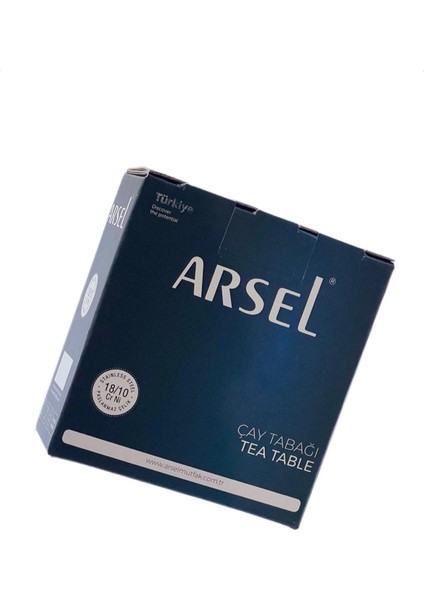 Heybeli Gold Çay Tabağı 6'lı Set 304 - 18/10 modelleri