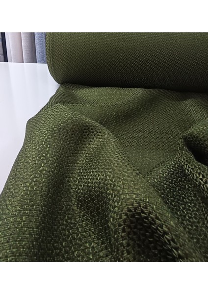 Düz Fon Perde - Koyu Yeşil - Pilesiz Düz Dikim - YL1655