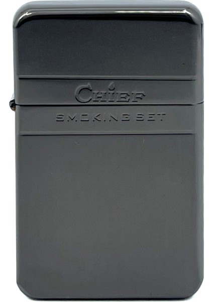 Benzinli Slim Çakmak - Füme