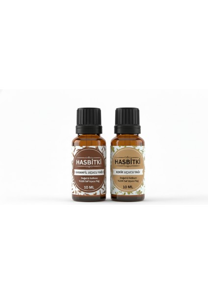 Karanfil & Kekik Uçucu Yağı Seti 2×10 ml – Saf ve Doğal