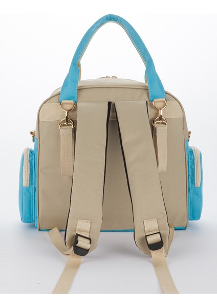 Geniş Hacimli Çok Bölmeli Anne Bebek Bakım Çantası – Sırt ve Omuz Kullanımlı Termal Biberon Gözlü indirimleri