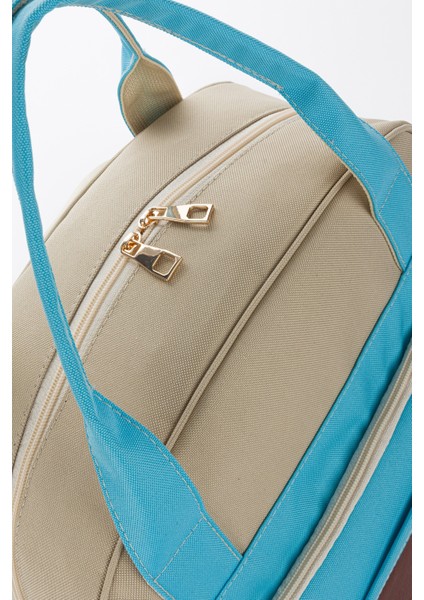 Geniş Hacimli Çok Bölmeli Anne Bebek Bakım Çantası – Sırt ve Omuz Kullanımlı Termal Biberon Gözlü