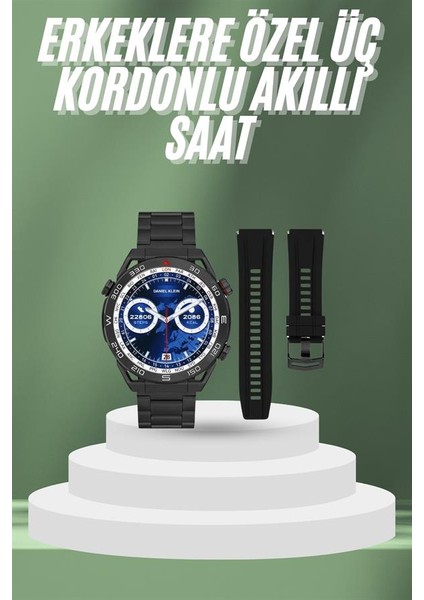 2025 Model Yuvarlak Ekran Android ve Ios Uyumlu Gps Takibi Yapabilen Akıllı Saat - M997K796-R829 fiyatları